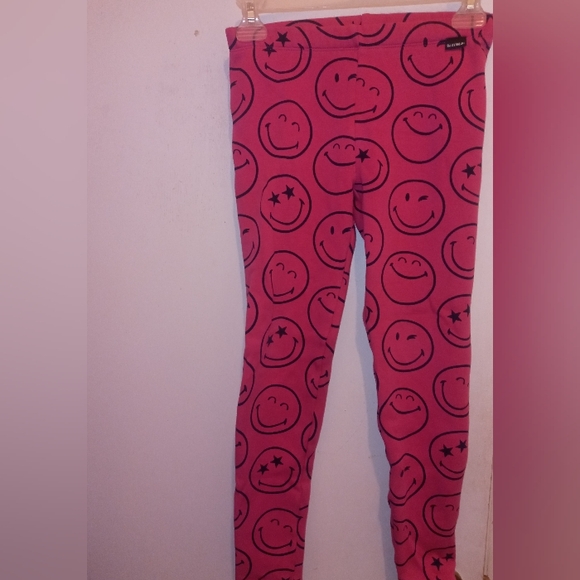 Gap Girls Smilly World Leggings Size L Pink Color - Picture 1 of 14